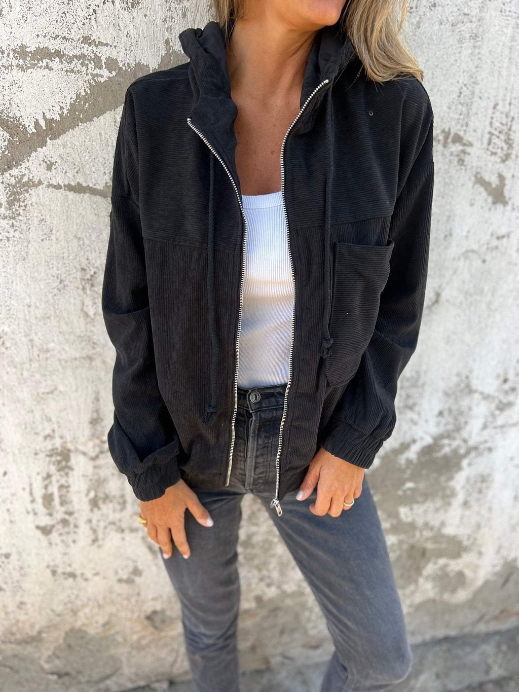 Dalina | Hooded Zip-Up Jacket