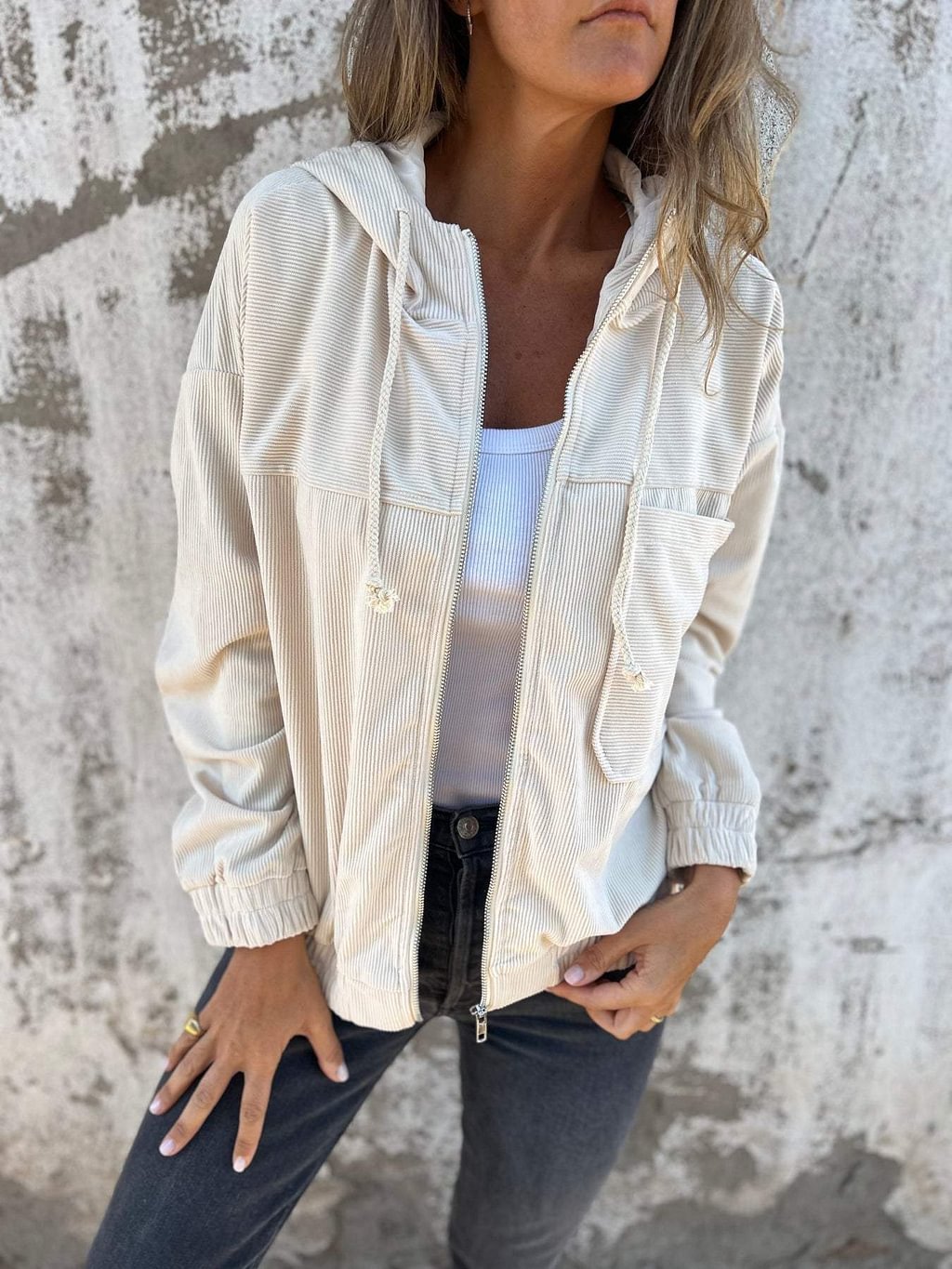 Dalina | Hooded Zip-Up Jacket